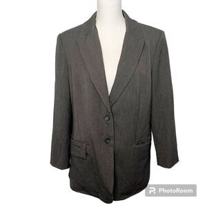 MM Lafleur NWT Gray Blazer Size 14